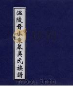 温陵晋水东皋吴氏族谱 卷3 PDF电子版封面