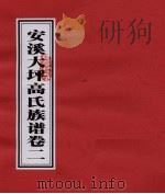 安溪大坪高氏族谱  卷2（ PDF版）