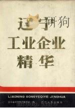 辽宁工业企业精华   1987  PDF电子版封面  7205003059  辽宁省计划经济委员会编 