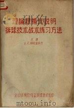 理论课补充说明排球技术战术练习方法（ PDF版）