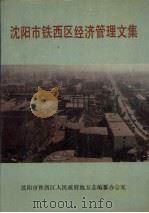 沈阳市铁西区经济管理文集 1989 PDF电子版封面 宋长有主编