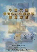中国大陆国有中小企业改革选择探析（1999 PDF版）