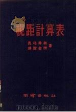 视距计算表   1954  PDF电子版封面  15039·71  奥格劳林·连谢金特著；地质部测绘局编译 