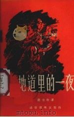 地道里的一夜 1956 PDF电子版封面 T10008·31 萧也牧著;李春年,秦征绘图
