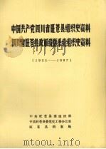 中国共产党四川省旺苍县组织史资料  1933-1987  四川省旺苍县政军统群系统组织史资料  1933-1987   1988  PDF电子版封面    中共旺苍县委组织部、中共旺苍县委党史工委办公室、旺苍县档案局 