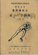 速滑教练员运动学讲座 1990 PDF电子版封面 朱培才编