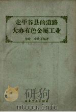 走平谷县的道路  大办有色金属工业   1958  PDF电子版封面  15062.991  郁岐等编著 