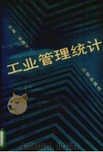 工业管理统计   1991  PDF电子版封面  7805643209  凌昌玉主编 