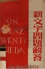 新文字问题解答 1950 PDF电子版封面 广州新文字出版社编委会编辑