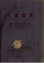 怀集气象资料0531温度湿度降水日照风等   1960  PDF电子版封面    广东省气象科学研究所资料室编 