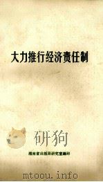 大力推行经济责任制（1981 PDF版）
