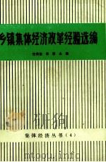 集体经济丛书  4  乡镇集体经济改革检验选编（ PDF版）