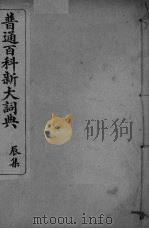 普通百科新大词典  辰集（ PDF版）