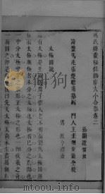 冯氏锦囊秘录杂症大小合叅  卷2     PDF电子版封面     