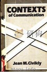 CONTEXTS of Communication（1973 PDF版）