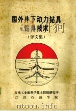国外井下动力钻具技术 译文集 1986 PDF电子版封面 石油工业部科学技术情报研究所,江汉石油学院编