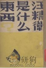 汪精卫是什么东西 第1辑 1939 PDF电子版封面 徐达人编