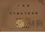 广东省万宁地面气候资料  1958.11-1970（ PDF版）