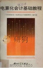 电算化会计基础教程 1994 PDF电子版封面 7306009192 广州市财政局《电算化会计基础教程》编写组编