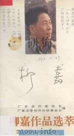 柳嘉作品选萃 1995 PDF电子版封面 7536021747 广东省作家协会,广东文学创作出版基金会编