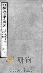 植物名实图考 11 下 PDF电子版封面