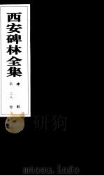 西安碑林全集 38卷 碑刻 1999 PDF电子版封面 7806326162 高峡主编;李林娜,王原茵,王其祎副主编