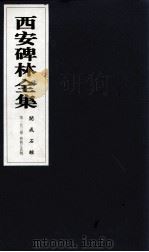 西安碑林全集  153卷  开成石经  春秋左氏传   1999  PDF电子版封面  7806326162  高峡主编；李林娜，王原茵，王其祎副主编 