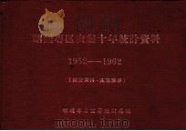 昭通专区农业十年统计资料 1952-1962 PDF电子版封面 昭通专员公署名统计局编