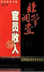 非常调查官员收入   1999  PDF电子版封面  7104010009  王亚平著 