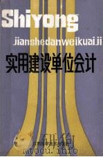 实用建设单位会计（1988 PDF版）
