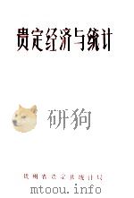 贵定经济与统计 3 1989 PDF电子版封面 贵州省贵定县统计局编