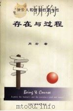 存在与过程 探索人和宇宙的灵与性 1999 PDF电子版封面 7504333247 肖宏著