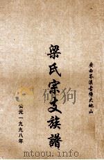 梁氏宗支族谱   1998  PDF电子版封面     