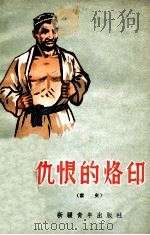 仇恨的烙印  家史   1965  PDF电子版封面  10124·438  新疆青年出版社编 