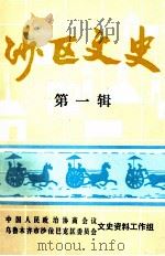沙区文史 第1辑 PDF电子版封面 政协乌鲁木齐市沙依巴克区学习文史工商工作委员会编