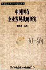 中国国有企业发展战略研究 1998 PDF电子版封面 7562314241 靳海涛主编