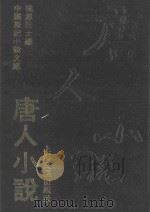 唐人小说 1992 PDF电子版封面 7532109453 桃源居士编