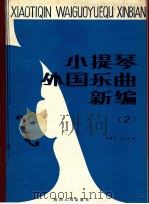 小提琴外国乐曲新编  小提琴独奏谱  第2集  总谱   1987  PDF电子版封面  7224000418  黄晓芝，杨大风编 