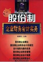 股份制企业财务会计实务 1998 PDF电子版封面 7801142314 崔建民主编;陈雨露副主编