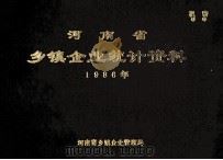 河南省乡镇企业统计资料  1986年   1987  PDF电子版封面    河南省乡镇企业管理局编 