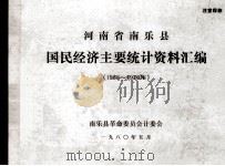 河南省南乐县国民经济调查统计主要资料汇编  1966-1970   1980  PDF电子版封面    南乐县革命委员会计委会编 