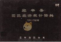 宝丰县国民经济统计资料  1984-1990年   1991  PDF电子版封面    宝丰县统计局编 
