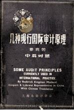 几种现行国际审计原理 中英对照 PDF电子版封面 麦克劳
