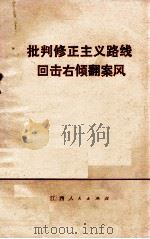 批判修正主义路线 回击右倾翻案风 1976 PDF电子版封面 311065 本社编