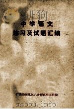 中学语文练习及试题汇编（ PDF版）
