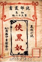 侠黑奴  义侠小说   1913  PDF电子版封面    （日）尾崎德太郎著；吴梼译述 