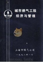 城市燃气工程经济与管理 1992 PDF电子版封面 上海市煤气公司编
