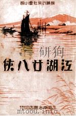 江湖28侠 长篇武侠社会小说 1 1936 PDF电子版封面 何一峰著