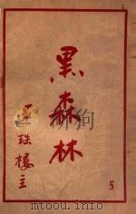 黑森林 5 1950 PDF电子版封面 还珠楼主著