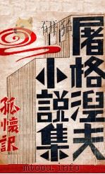 屠格涅夫小说集 1933 PDF电子版封面 (苏)屠格涅夫著;赵孤怀译